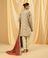 Women's Eid Off White Printed Lawn Unstitched Shirt Dupatta